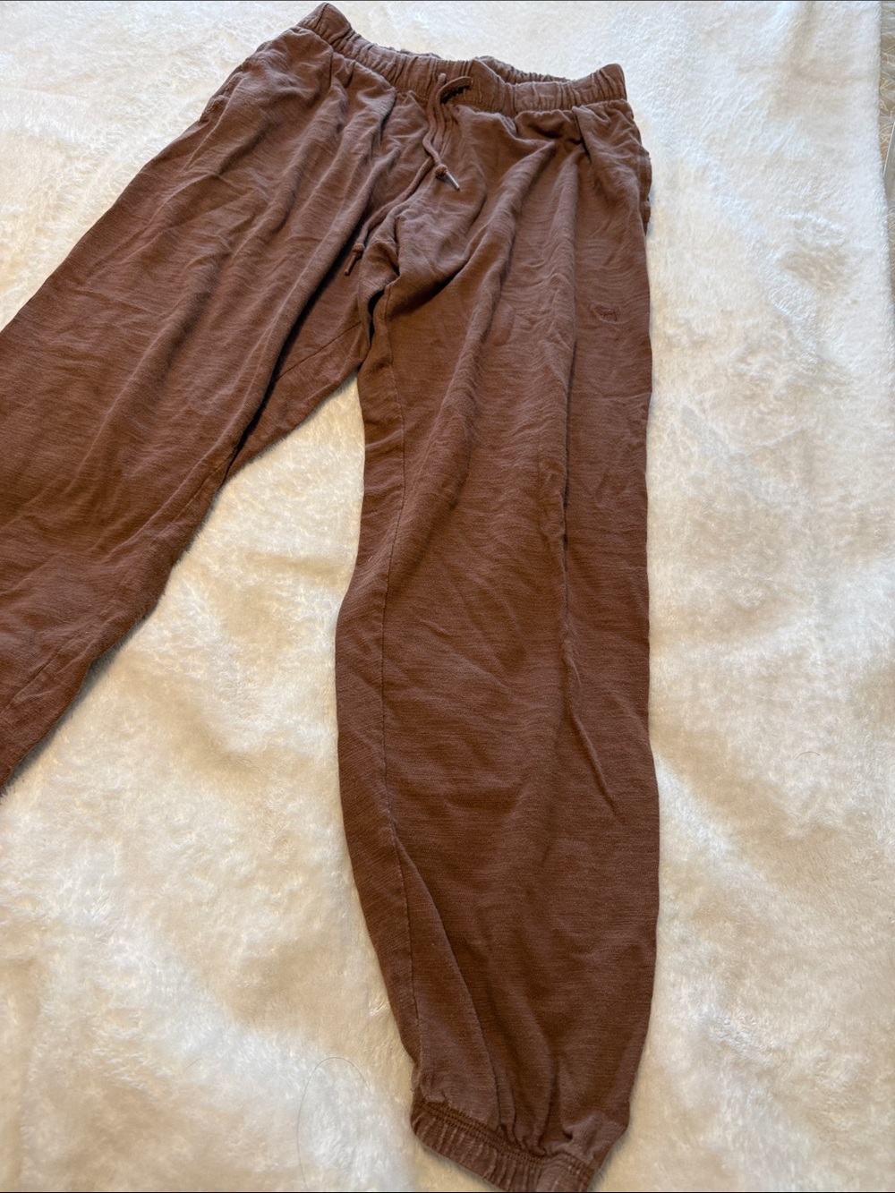 PINK Victoria's Secret Brown Drawstring Jogger Pants - Picture 2 of 4